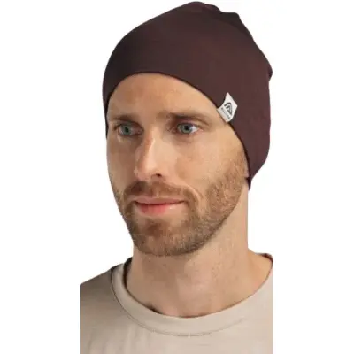 Aclima LightWool 140 Relaxed Beanie Chocolate Plum