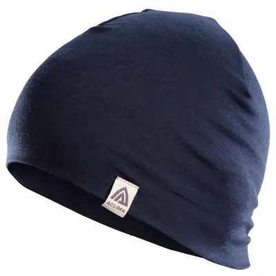 Aclima LightWool Relaxed Beanie Navy Blazer