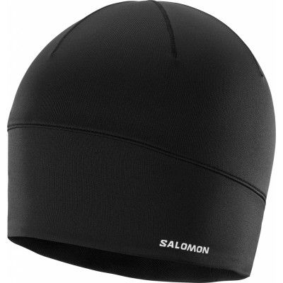 Salomon Active Beanie Deep Black/Reflective Silver