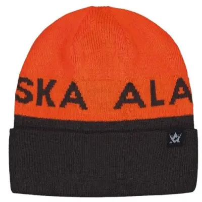 Alaska 1795 Reversible Beanie Brown-Orange
