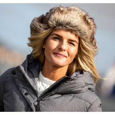 Alaska Faux Fur Hat, Brown, M,  Blount And Pool