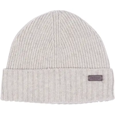 Barbour Carlton Beanie Light Grey