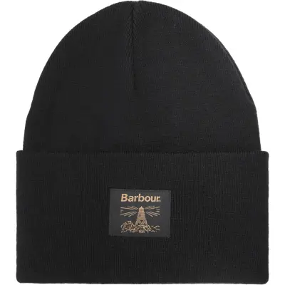 Barbour Unisex Harton Beanie Black