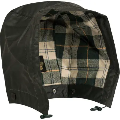 Barbour Wax Cotton Hood Sage