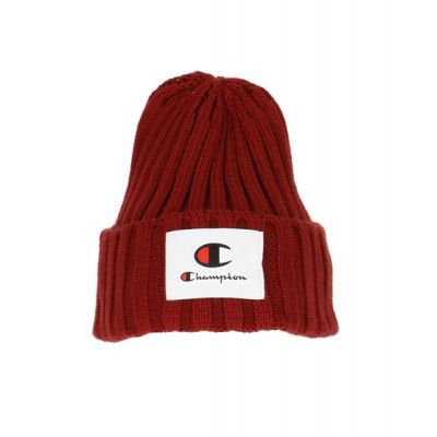 Beanie Cap Patch Logo, Rhubarb, No Size,  Pannband