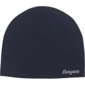 Bergans Allround Thin Merino Beanie Navy Blue