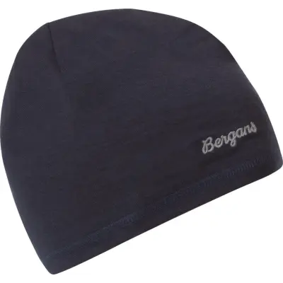 Bergans Juniors' Wool Beanie Navy Blue/solid Grey