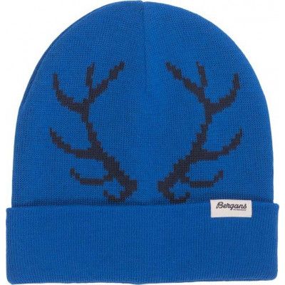 Bergans Kids' Antlers Beanie Space Blue/Navy Blue