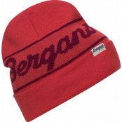 Bergans Logo Beanie Light Dahlia Red/Beet Red