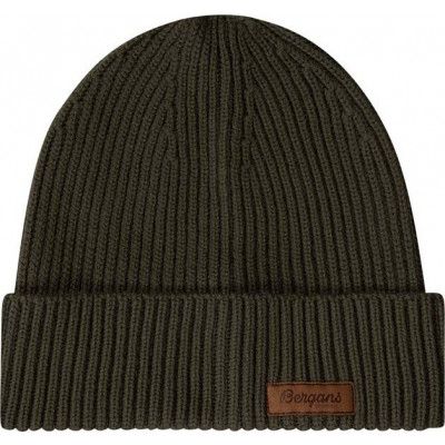 Bergans Nordmarka Merino Beanie Dark Green Mud