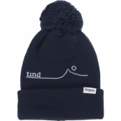 Bergans Womne's Tind Powpow Pom Wool Beanie Navy Blue