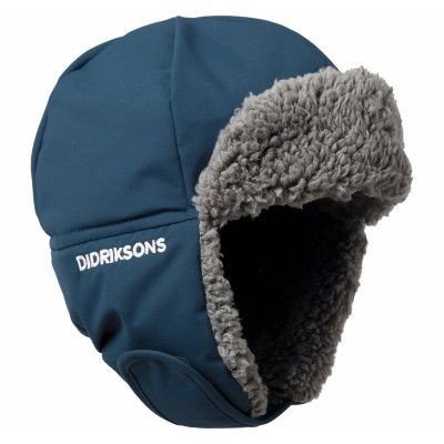 Biggles Kid's Cap 3, Hurricance Blue, 50,  Didriksons Vinter Rea