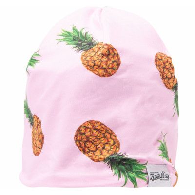 Blount & Pool Beanie Jr, Pink Pineapple Print, Ones,  Blount And Pool