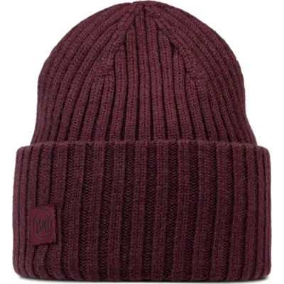 Buff Beanie Knitted Erviny Erviny Maroon