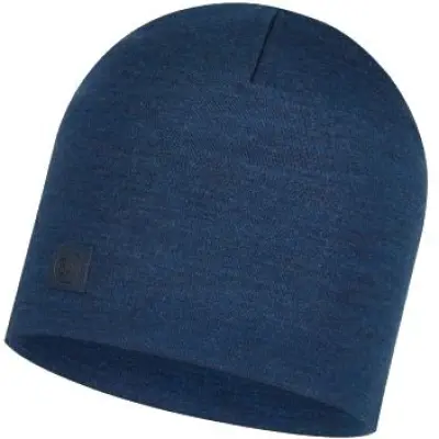 Buff Heavyweight Merino Wool Hat Reg Solid Denim