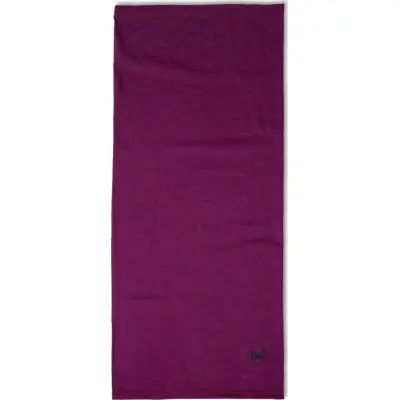 Buff Merino Lightweight Neckwear Solid Magenta