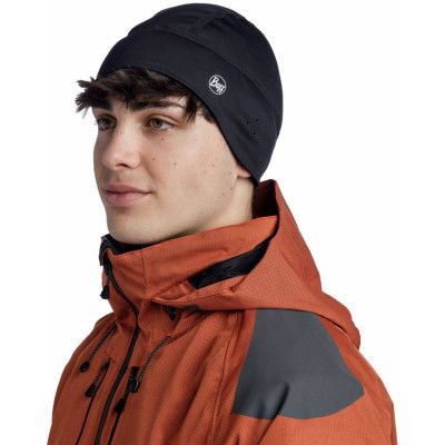 Buff Windproof Beanie Black Solid