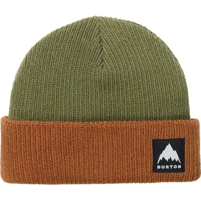 Burton Recycled Vt Beanie Forest Moss/chestnut Brown