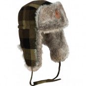 Pinewood Classic Checked Fur Hat Green/Black