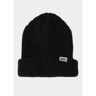 Clipped Cuff Beanie-B, Black, Onesize,  Pannband