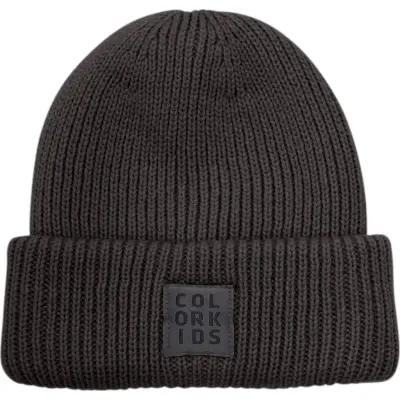 Color Kids Juniors' Beanie With Wool Phantom