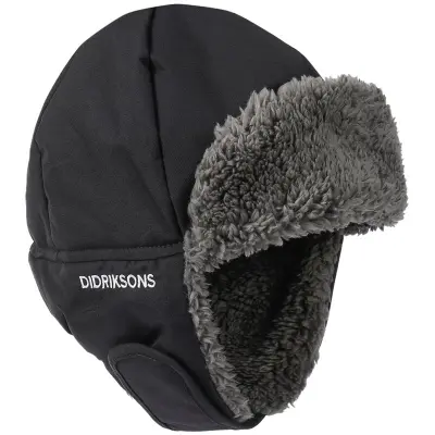 Didriksons Biggles Cap 6 Black Black 52