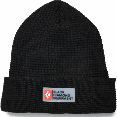 Black Diamond Double Waffle Beanie Black