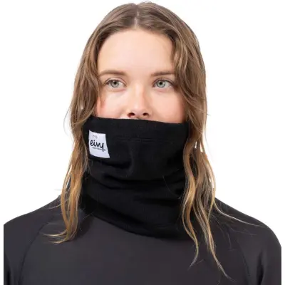 Eivy Women's Beanie Fleece Neckwarmer Black