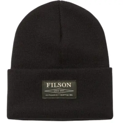 Filson Ballard Watch Cap Black