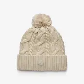 Frost Cable Knit Beanie Unisex Peyote, Storlek:One Size