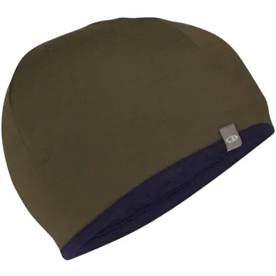 Icebreaker Pocket Hat Loden/Midnight Navy