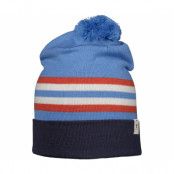 Isbjörn Reindeer Knitted Beanie Kids Skyblue