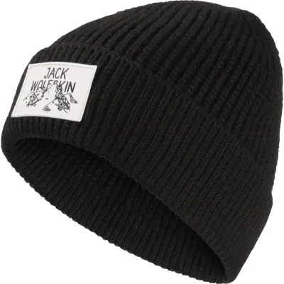 Jack Wolfskin Badge Beanie Black