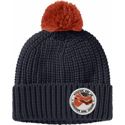 Jack Wolfskin Kids' Pompom Badge Beanie Night Blue