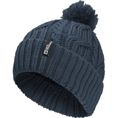 Jack Wolfskin Pompom Beanie Midnight Sky