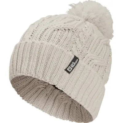 Jack Wolfskin Pompom Beanie Pale Sand