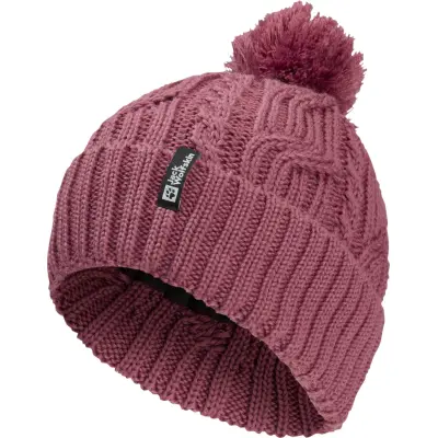 Jack Wolfskin Pompom Beanie Raisin