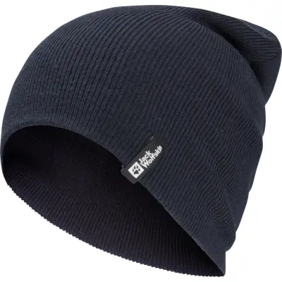 Jack Wolfskin Rib Beanie Dark Navy