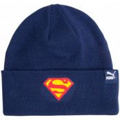 Justice League Beanie, Blue Depths-Superman, Onesize Youth,  Puma