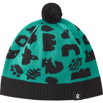 Reima Kids' Beanie Kuviot Dark Aqua