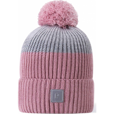 Reima Kids' Beanie Pilke Grey Pink