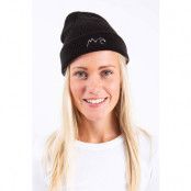 Knit Beanie Musta