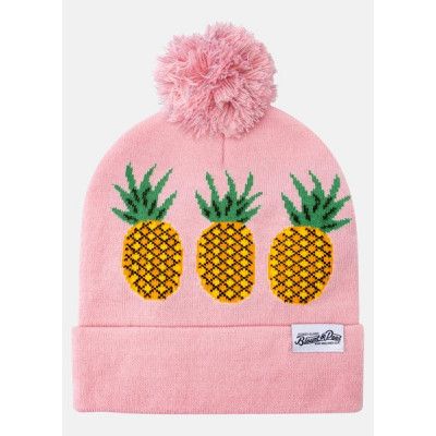 Knitted Hat Reflective Pom Pom