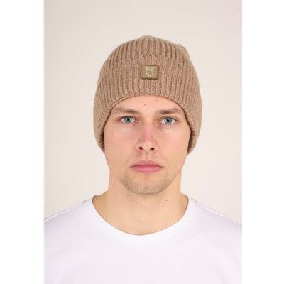 KnowledgeCotton Apparel Organic Wool Rib Beanie - Gots Kelp