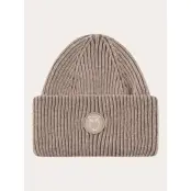 KnowledgeCotton Apparel Wool Beanie RWS Kelp Melange