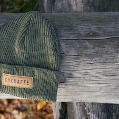 Lemmel Kaffe Ribbstickad Mössa