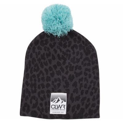 Leo Beanie, Black Leo, Onesize,  Wear Colour
