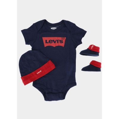 Lhn Batwing Onesie Hat Bootie, Dress Blues, 0-6,  Joggingset