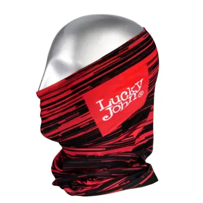 Lucky John Black / Red tubscarf