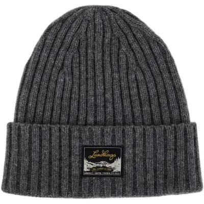 Lundhags Knak Wool Beanie Grey melange